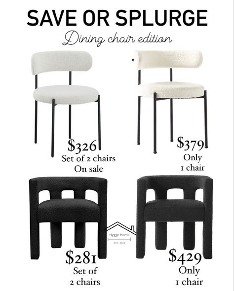 Dining Chair Under 100, Dining Chair As Desk Chair, Comfy Modern Dining Chairs, Cb2 Dining Room Ideas, Barrel Chair Dining Room, Cb2 Inspiration, Boucle Dining Room, Cozy Dining Chairs, Cb2 Chairs