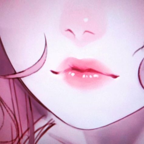 Girl Eyes Drawing, Mouth Anime Aesthetic, Anime Mouth Drawing, Anime Mouths, Anime Lips, Mouth Drawing, Cute Bunny Cartoon, Art Essentials, Baby Pink Aesthetic