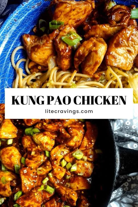 Lite Cravings, Takeout At Home, Cravings Recipes, Kung Pao Chicken Recipe, Weight Watchers Dinner, Weight Watchers Chicken, Ww Freestyle, Easy Stir Fry, Chinese Takeout