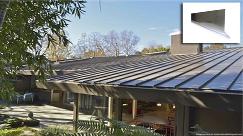 Mid Century Modern Roof, Carport Addition, Architectural Perspective, Wood Termites, Standing Seam Roof, Modern Roofing, Standing Seam Metal Roof, Interior Remodel, Standing Seam