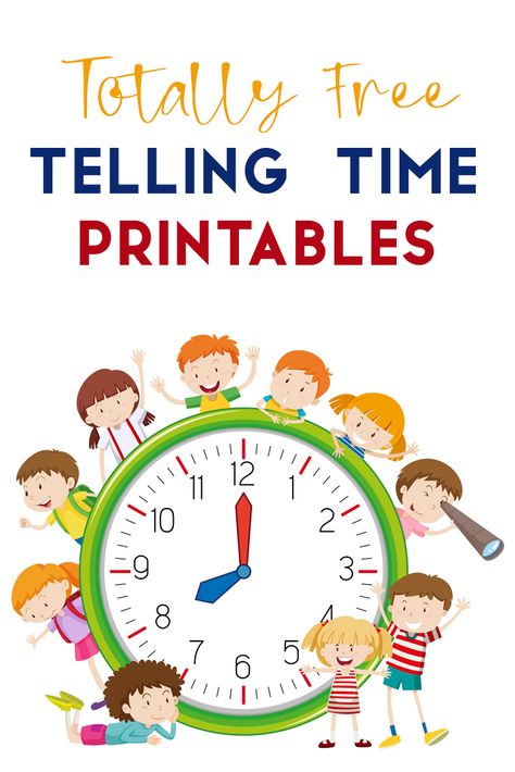 Time Teaching Activities, Telling Time Puzzles Free Printable, Telling Time Kindergarten Free Printable, Telling Time For Preschoolers, Tell The Time Worksheets Free Printable, Telling Time Free Printables, Telling Time Activities For First Grade, Learning To Tell Time For Kids, Telling Time 3rd Grade