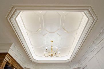 Ceiling design - beautiful coffered ceiling | Akke Woodworks Plaster Ceiling Design, Patio Wall Decor, Molding Ceiling, New Ceiling Design, Pop False Ceiling Design, Pop Ceiling Design, House Ceiling Design, Diy Living Room Decor, Ceiling Design Living Room