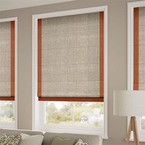 Roman Blinds Bedroom, Linen Blind, Blue Roman Blinds, Roman Curtains, Measuring Curtains, Home Feeling, Bedroom Blinds, Shutter Blinds, Manor Houses