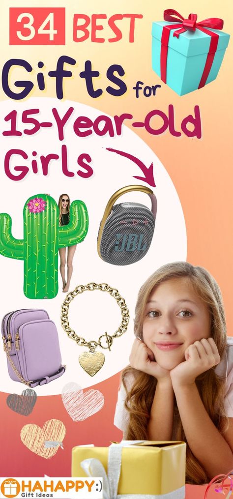 Click to visit if you’re looking for Gifts For 15-Year-Old Girls but don’t know where to begin, our list below will help you out. Here are the best gifts for a 15-year-old teenage girl, including Christmas and birthday gift ideas. Gifts For 15 Year Girl, Christmas Gits, Big Christmas Gifts, Christmas Presents For Girls, Twins Gift, Creative Birthday Gifts, Girl Themes, Bday Girl, Amazing Gifts