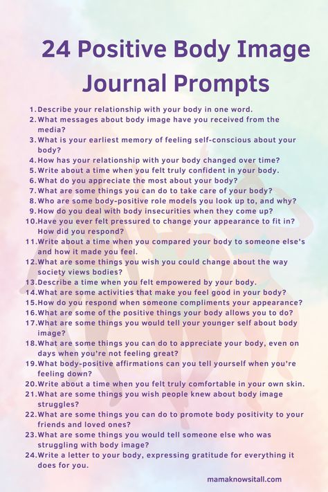 Increase your body love with these body image journal prompts reflecting on your feelings abour your body. Journal Prompts For Body Image Healing, Counseling Worksheets Body Image, The Feeling Of Being Loved, Body Journal Prompts, Shadow Work Prompts Body Image, Body Positive Journal Prompts, Journal Prompts For Body Positivity, Shadow Work For Body Image, Shadow Work Body Image