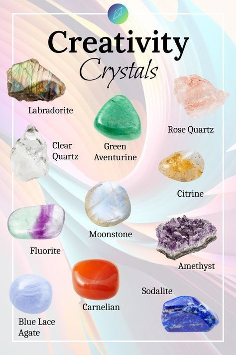 Discover the enchanting world of crystals to enhance your creativity and unlock boundless imagination! 💎✨ Explore the mystical powers of crystals and ignite your creative spark. #Crystals #Creativity #Imagination #CrystalHealing #Mindfulness #Spirituality #Inspiration Creativity Crystals, Creative Crystals, Crystals For Creativity, Energy Stones Crystal Healing, Crystals Meanings, Gemstones Chart, Crystal Healing Chart, Best Crystals, Magic Stones