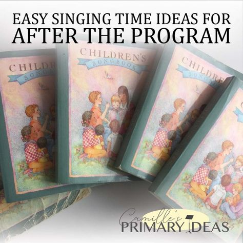 Let’s be honest … after wrangling kids during an entire sacrament meeting, the last thing you want to do as the Primary Music Leader is wrangle some more in singing time!  However, you hate to waste precious singing time with just a movie.  Below are singing time ideas for after the program that are simple … EASY Singing Time IDEAS for After the Program Read More » The post EASY Singing Time IDEAS for After the Program appeared first on Singing Time Ideas | LDS | Primary Singing Time Activities, Winter Singing Time Ideas, Army Of Helaman Singing Time, Lds Primary Singing Time Ideas, Lds Singing Time Ideas, Lds Singing Time, Primary Singing Time Ideas, Wiggles Songs, Singing Time Ideas