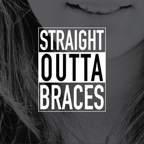 Even after braces keep in mind how we trained ya/  Keep your smile straight… Brace Yourself Quotes, Braces Off Quotes, Orthodontic Contests, Office Board Ideas, Orthodontic Humor, Braces Problems, Braces Humor, Invisible Teeth Braces, Braces Price