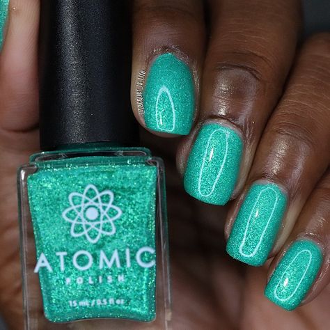 Valerie on Instagram: “*PR* @atomicpolishmn The Molecular Collection Release date: June 10, 11 am CST The molecular collection consists of 6 color-shifting…” Toenail Art, Fun Nail Colors, Month Of June, Sodium Chloride, Cosmetic Glitter, Toes Designs, Polish Colors, Gel Polish Colors, Nail Designs Glitter