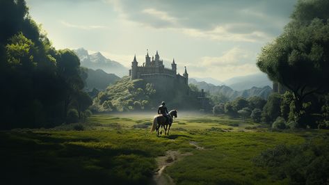 A Cavalry Riding Towards To Fantasy Medieval Castle Fantasy Pc Wallpaper Hd, Medieval Aesthetic Wallpaper Desktop, Pc Wallpaper Fantasy Art, Laptop Fantasy Wallpaper, Fantasy Knight Aesthetic, Medieval Fantasy Background, Medieval Wallpaper Desktop, Medieval Wallpaper Aesthetic, Castle Wallpaper Desktop