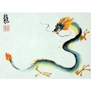 Dragon Painting, Chinese Zodiac Dragon, Tattoo Dragon, Chinese New Year Dragon, Dragon Chinese, Art Dragon, Chinese Typography, Asian Dragon, Typography Art Print