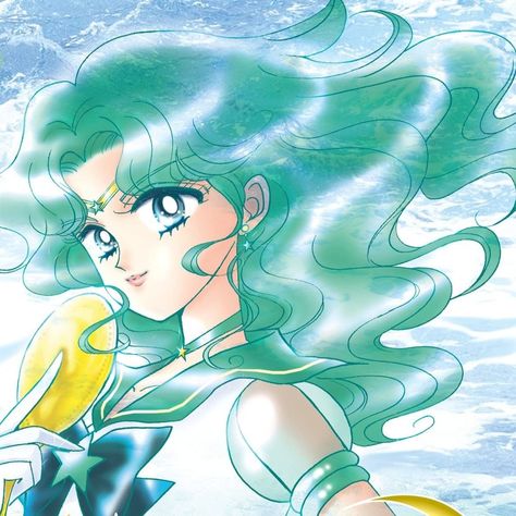 Sailor Neptune And Uranus Icons, Mermaidcore Pfp, Sailor Neptune Pfp, Sailor Neptune Aesthetic, Sailor Neptune Icon, Sailor Moon Neptune, Shoujo Girl, Sailor Moon Girls, Moon Icon