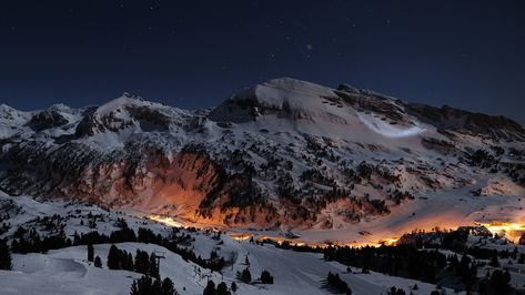 Night Star Alps stars wallpapers, night wallpapers, nature wallpapers, mountains wallpapers At Night, I Hope, Trees, Wallpapers