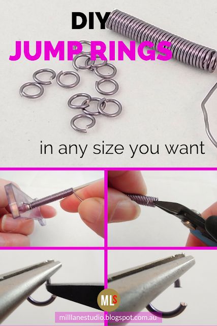 Jump Rings Diy, Jump Rings Tutorial, How To Open And Close Jump Rings, How To Make Jump Rings, Jumpring Jewelry Diy, Jump Ring Necklace, Jump Ring Jewelry Diy, Jumpring Jewellery, Diy Jump Rings