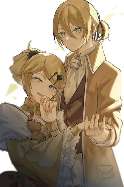 Rilliane And Allen, Servant Of Evil, Len Y Rin, Persona Anime, Kagamine Rin And Len, Vocaloid Characters, 영감을 주는 캐릭터, Project Sekai, Hatsune Miku