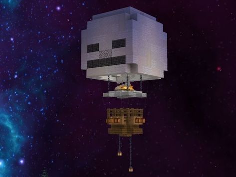 Minecraft Cauldron Ideas, Minecraft Hot Air Balloon, Minecraft Earth, Case Minecraft, Minecraft Statues, Rumah Minecraft Sederhana, Hot Air Balloon Design, Minecraft Structures, Minecraft Interior Design