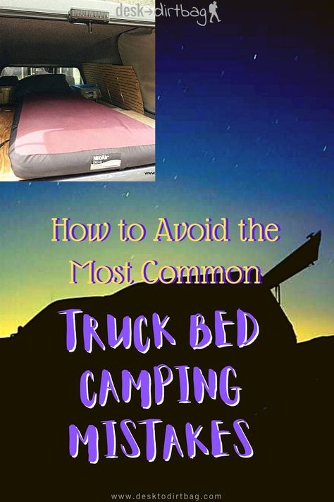 Truck Camping Essentials, Truck Bed Camping Ideas, Camping In The Back Of A Truck, Camping In Truck Bed, Truck Bed Camping Diy, Truck Bed Tent Camping, Camping Bed Ideas, Truck Camping Ideas, Truck Canopy Camping