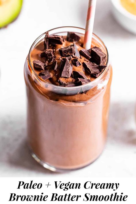 Paleo Baking Recipes, Cacao Smoothie, Cheesecake Smoothie, Cacao Recipes, Paleo Brownies, Vanilla Smoothie, Pumpkin Pie Smoothie, Paleo Baking, Creamy Smoothies