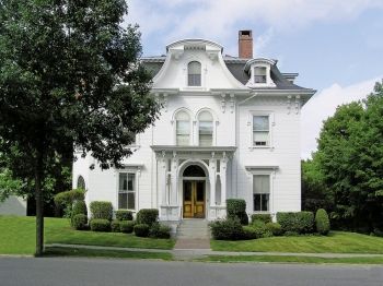 The Blake House, Bangor, 1855 Bangor Maine, Discovery Museum, Paul Bunyan, Visit Maine, Maine Art, University Of Maine, Brick And Wood, Victorian Houses, Historic Downtown