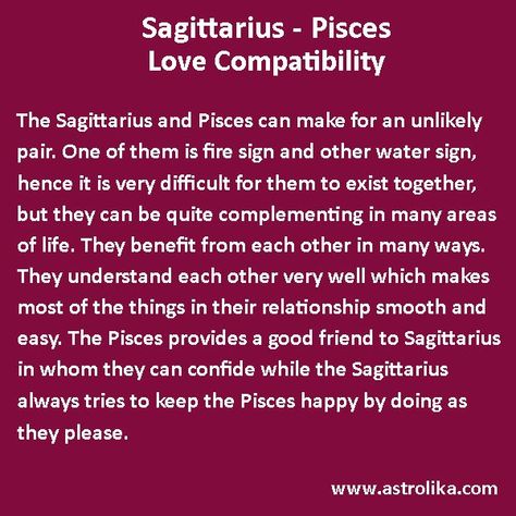 Sagittarius and Pisces zodiac signs love compatibility detail Sag And Pisces Compatibility, Saggitarius And Pisces Love, Sagittarius And Pisces Relationship, Pieces And Sagittarius Compatibility, Pisces Sagittarius Compatibility, Sagittarius Man Pisces Woman, Pieces And Sagittarius, Sagittarius X Pisces, Pisces And Sagittarius Relationship