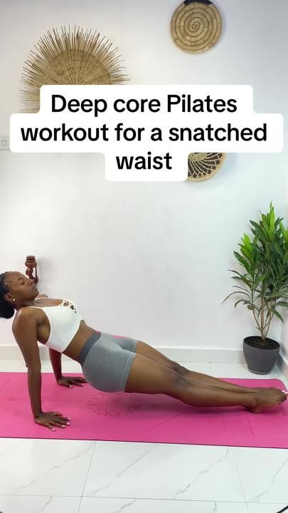 AspiringHeryoga on TikTok Deep Core Pilates, Core Restoration Exercises, Core Pilates Workout, Snatched Waist Workout, Deep Core Exercises, Pilates Fit, Pilates Core Exercises, Core Exercises For Women, Core Pilates