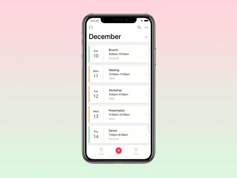 Interactive Calendar Design, Schedule Planner App, Calendar Ui Design, Family Calendar App, Minimalist Calendar Design, Calender Ui, Best Calendar App, Ux Writing, Calendar Design Inspiration