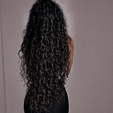 Black Curly Hair Aesthetic Faceless, Black Long Curly Hair, Long Curly Hair Black, Curly Hair 2c, Long Black Curly Hair, Long Curly Black Hair, Long Natural Curly Hair, Curly Hair Styles Easy, Black Curly Hair