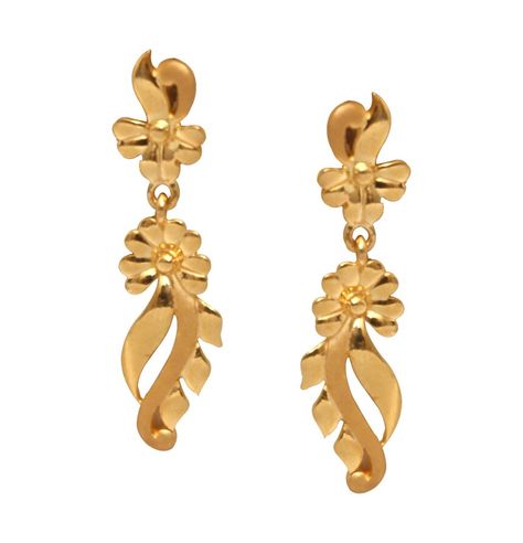 Ear Ring Design, Gold Ear Ring, Gold Earrings Design, Grt Jewellers, Gold Flower Ring, Jewellery Showroom, Gold Chain Design, Ear Ring, Earrings Design