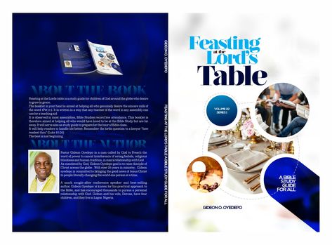 Feasting at the Lord's Table Bible Background, Birthday Cover, Back Cover Design, Gold Design Background, Bible Study Guide, Church Quotes, Church Poster, Birthday Flyer, Magazine Cover Design