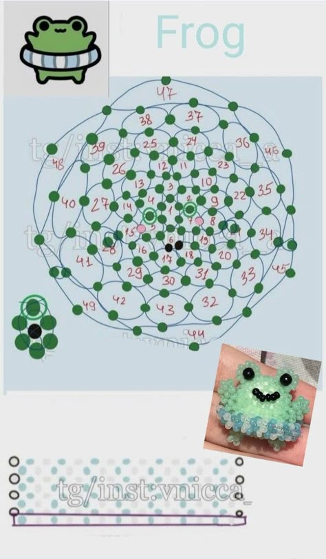 Bead green frog Seed Bead Frog Pattern, Beaded Frog Pattern, Frog Bead Pattern, Seed Bead Frog, Bead Frog, Frog Beads, Beaded Frog, Seed Bead Jewelry Patterns, Bracelet Craft Diy