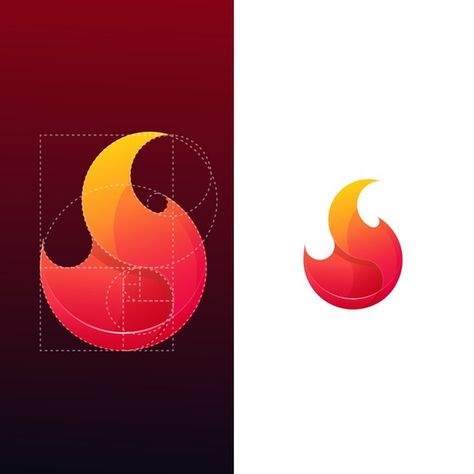 Fire logo template | Premium Vector #Freepik #vector #logo #abstract #geometric #fire Fire Geometric Logo, Fire Logo Design Ideas, Fire Graphic Design, Fire Logo Design, Fire Illustration, Best Logo Maker, Fire Graphic, Logo Tutorial, Food Logo Design Inspiration