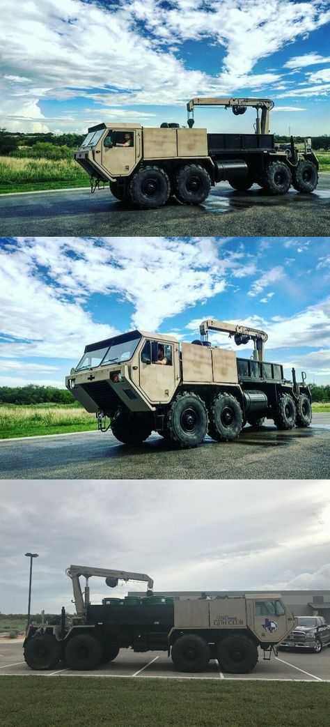 OSHKOSH M984 HEMTT Wrecker Oshkosh Truck, Truck Concept, Tactical Truck, Bug Out Vehicle, New Braunfels, Army Vehicles, Rc Crawler, Offroad Trucks, Car Wheels