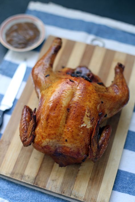 Lechon Manok - Ang Sarap Lechon Manok, Rotisserie Turkey, Panlasang Pinoy Recipe, Calamansi Juice, Clean Chicken, Pinoy Recipes, Turkey Recipe, Pinoy Food, Stuffed Whole Chicken