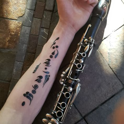 Keywork Tattoo, Clarinet Tattoo, Mission Tattoo, Labyrinth Tattoo, Scar Cover Up, Dibujos Anime Chibi, Street Tattoo, Band Jokes, Whale Tattoos