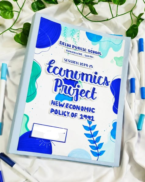 CLASS 12TH ECONOMICS COVERPAGE ✨ TOPIC- NEW ECONOMIC POLICY OF 1991 DM FOR ORDERS 🌷 [Custom school projects, Affordable student projects, Decorative project sheets, CBSE project help, Assignment completion services, College project assistance, Holiday homework solutions, Customizable student notebooks, Aesthetic cover pages for assignments, School notebook completion, Student project help online, Custom cover pages for projects] #holidayhomework #cbseprojects #school #schoollife #SchoolPr... Cover For Project File, School Project Cover Page Ideas, Economics File Cover Decoration, Supw Project File Cover Ideas, Economics Project File Cover Ideas Class 12, Cover Page Of Project File, Economic Project Cover Page, Cover Page Ideas Project School, Economics Project Front Page