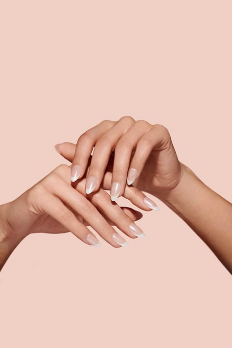 You Drive Me Glazy Manicure Nail Shape, Gel French Manicure, Portrait Photography Tips, Nail Art Photos, French Manicure Nails, Short Almond, Classic French Manicure, Beige Nails, Almond Nail