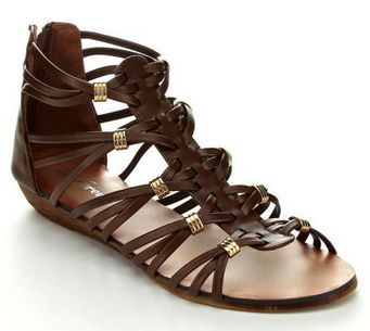 Wedge sandals with gladiator strips with zip on the back ~ Super cute! ,  #cute #Gladiator #Sandals #strips #Super #Wedge #ZIP Check more at http://shoe.mantikbilisim.com/wedge-sandals-with-gladiator-strips-with-zip-on-the-back-super-cute/ Gladiator Wedge Sandals, Gladiator Wedges, Strappy Sandals Gladiators, Brown Wedge Sandals, Womens Gladiator Sandals, Sandals Brown, Womens Golf Shoes, Strappy Wedges, Golf Shoes