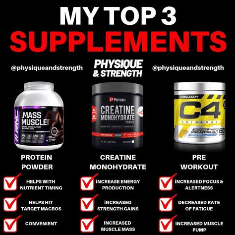 Athlete Advice, Gym Terminology, Creatine Benefits, Gym Buddies, Food To Gain Muscle, Supplements For Men, Muscle Supplements, Gym Supplements, Workout Program Gym