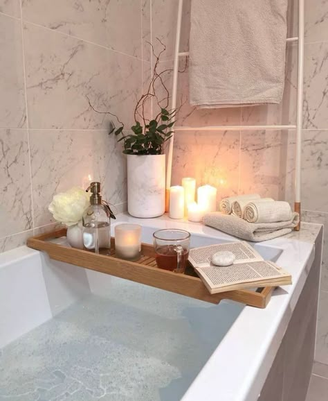 Bathroom Tray Decor Ideas, Bathroom Tray Decor, At Home Spa Day, Next At Home, Tray Decor Ideas, Home Spa Day, Home Spa Room, Girly Bathroom, Glam Bathroom