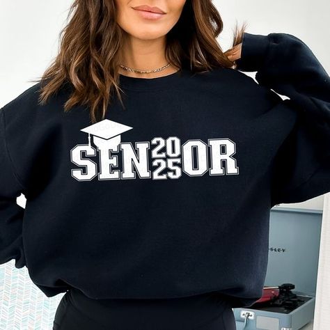 Beautiful it has a lot of detail and arrived fast Senior 2025 Shirts, Senior Shirts Ideas 2025, Class Of 2025 Shirt Ideas, Senior T Shirts Ideas Design, Senior Shirt Ideas, Senior Clothes, Senior Hoodies Design Ideas, Senior Painted Jeans, Hoodies Design Ideas