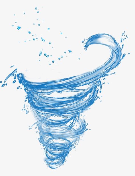 Water Tornado, Tornado Tattoo, Wine Advertising, Spiral Drawing, Storm Tattoo, Storm In A Teacup, Water Swirl, Blue Png, Water Tattoo