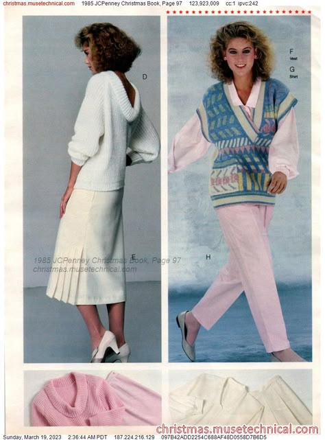 1985 JCPenney Christmas Book, Page 97 - Catalogs & Wishbooks Early 90s Fashion, 80s Womens Fashion, 80s Inspired Outfits, Fashion Through The Decades, 1980 Fashion, 80s Girl, Old School Fashion, 90s Inspired Outfits, 80’s Fashion