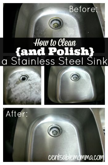 Just 3 steps using common household ingredients to have a clean and shiny stainless steel sink! Homemade Toilet Cleaner, Clean Baking Pans, Cleaning Painted Walls, Deep Cleaning Tips, Stainless Steel Sink, Household Cleaning Tips, Clean Dishwasher, Toilet Cleaning, Stainless Steel Sinks