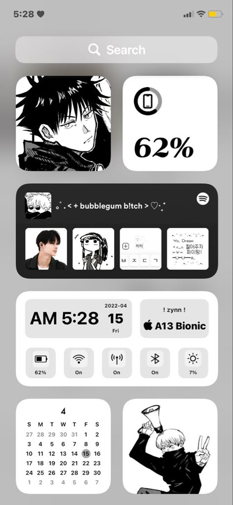 Jjk Ios 16 Wallpaper, Iphone Anime Theme, Megumi Phone Case, Iphone 15 Customization, Iphone12 Aesthetic, Jjk Iphone Layout, Jjk Ios Layout, Megumi Wallpaper Iphone, Jjk Phone Theme