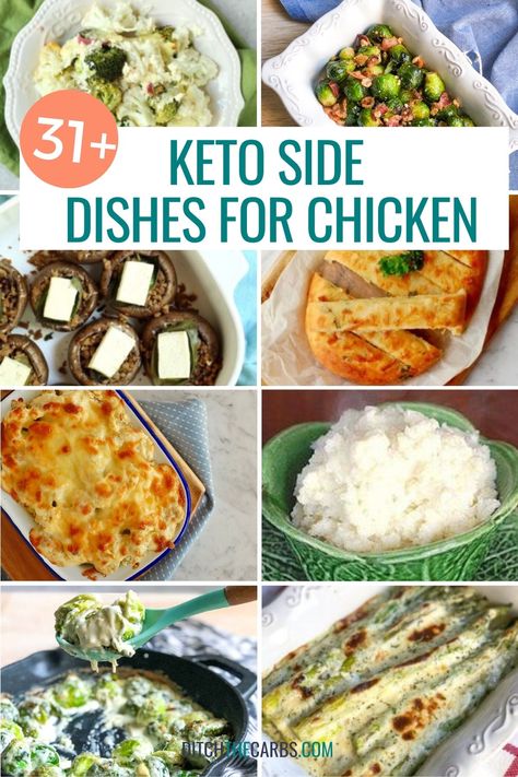 Keto Sides With Chicken, Keto Steak Dinner Sides, Keto Side Dishes For Chicken, Keto Sides For Chicken, Keto Dinner Side Dishes, Keto Sides Dishes, Side Dishes With Chicken, Keto Friendly Side Dishes, Keto Dinner Sides