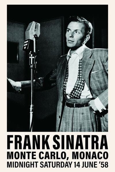 Frank Sinatra Art, Frank Sinatra Poster, Vintage Music Posters, Jazz Poster, Kind People, Live Rock, Concert Poster, Dean Martin, Jazz Festival