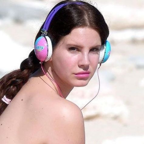 80s 90s 00s 10s on Instagram: "lana del rey at the beach with sweet tarts headphones (2014) 🌊" Lana Del Rey Beach, Sweet Tarts, 90s 00s, Lana Del Rey, At The Beach, Headphones, The Beach, On Instagram, Instagram