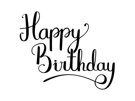 Happy Birthday In Cursive, Happy Birthday Hand Lettering, Birthday Writing, Birthday Calligraphy, Letras Cool, Happy Birthday Calligraphy, Birthday Font, Happy Birthday Typography, Happy Birthday Writing