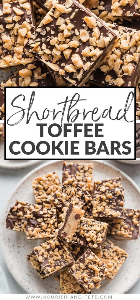 Toffee Chocolate Chip Bars, No Bake Toffee Bars, Toffee Cookies Bars, Macintosh Toffee Tarts, Easy Toffee Bars, Heath English Toffee Bits Recipes, Shortbread Toffee Cookie Bars, Heath Pieces Recipes Toffee Bits, Recipes Using Toffee Bits