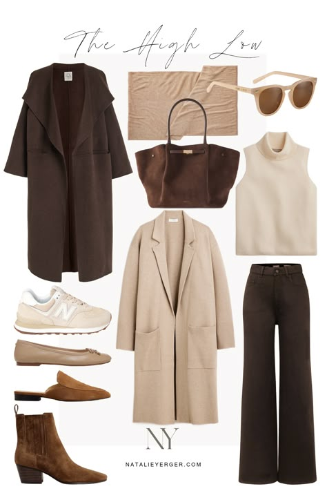 Toteme Coat, Coatigan Outfit, Beige Coat Outfit, Brown Coat Outfit, Beige Winter Coat, Classic Fashion Looks, Neutral Capsule Wardrobe, Fall Neutrals, Beige Sneakers